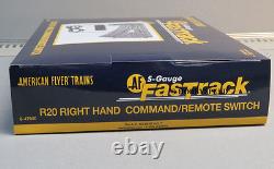 LIONEL AMERICAN FLYER FASTRACK R20 RIGHT COMMAND/REMOTE SWITCH S Gauge 6-47940