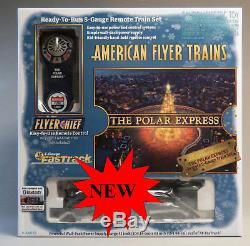 LIONEL AMERICAN FLYER POLAR EXPRESS BLUETOOTH TRAIN SET S GAUGE AF rail 6-44039