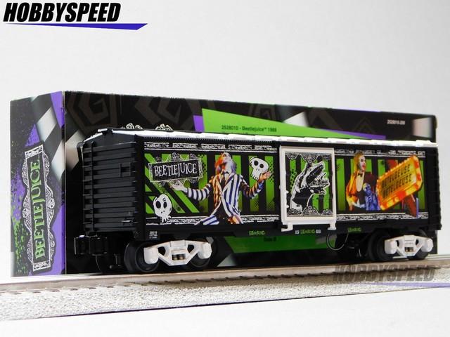 Lionel Beetlejuice 1988 Lighted Boxcar O Gauge Train Illuminated Box Car 2528010