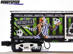 LIONEL BEETLEJUICE 1988 LIGHTED BOXCAR O GAUGE train illuminated box car 2528010
