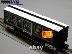 LIONEL BEETLEJUICE 1988 LIGHTED BOXCAR O GAUGE train illuminated box car 2528010