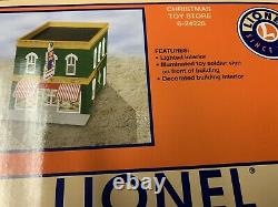 LIONEL CHRISTMAS TOY STORE With LIGHTED SIGN BUILDING ACCESSORY! 6-24226 O GAUGE