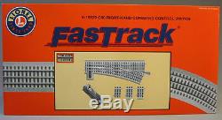 LIONEL FASTRACK 060 COMMAND CONTROL RIGHT HAND SWITCH TRACK o gauge 6-16829 NEW
