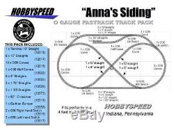 LIONEL FASTRACK ANNA'S SIDING TRACK LAYOUT train pack 4X8' O GAUGE fast NEW