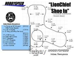 LIONEL FASTRACK LIONCHIEF SHOE IN TRACK PACK 11' x 12' O GAUGE layout NEW