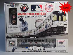 LIONEL MLB NY YANKEES LIONCHIEF RTR SUBWAY O GAUGE TRAIN SET sub way 6-83648 NEW