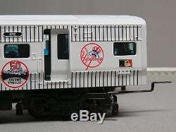 LIONEL MLB NY YANKEES LIONCHIEF RTR SUBWAY O GAUGE TRAIN SET sub way 6-83648 NEW