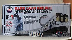 LIONEL MLB NY YANKEES LIONCHIEF RTR SUBWAY O GAUGE TRAIN SET sub way 6-83648 NEW