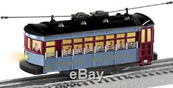 LIONEL O GAUGE POLAR EXPRESS TROLLY TRAIN SET street car lighted lio1923130 NEW