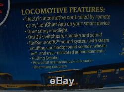 LIONEL O Gauge Electric train Set Alaska Gold Mine 0-4-0 LionChief Bluetooth