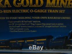 LIONEL O Gauge Electric train Set Alaska Gold Mine 0-4-0 LionChief Bluetooth