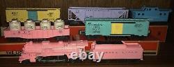 LIONEL POSTWAR O GAUGE ORIGINAL 1587S GIRLS FREIGHT SET OB`s AND SET BOX. M7