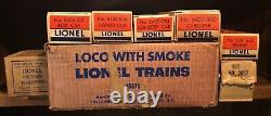 LIONEL POSTWAR O GAUGE ORIGINAL 1587S GIRLS FREIGHT SET OB`s AND SET BOX. M7