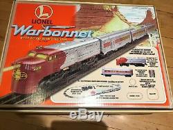 LIONEL SANTA FE WARBONNET TRAIN SET O-27 gauge never used