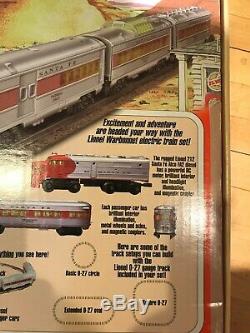 LIONEL SANTA FE WARBONNET TRAIN SET O-27 gauge never used