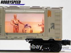 LIONEL STAR WARS REBEL LEIA/DROIDS BOXCAR O GAUGE railroad car 2523040-LDB NEW