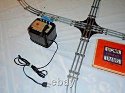 LIONEL TRAIN 027 Gauge FIGURE 8 LAYOUT Straight Curve Cross Track Transformer