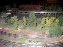 LIONEL TRAIN LAYOUT O'GAUGE approximately 16' x 39