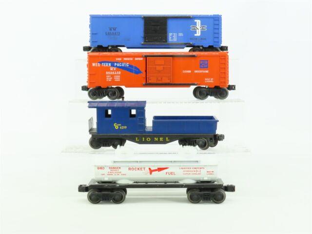 Lot Of 4 O Gauge 3-rail Lionel 6464-475, 6464-250, 6219 & 6463 Freight Cars