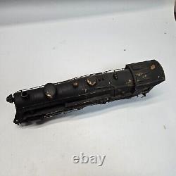 Large Antique Brass heavy O gauge train Locomotive 300 steam engine brass wheels