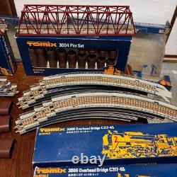 Large N-gauge Tomix Rail Viaduct Set Model Train Track Elevated Railway Diorama