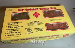 Lil' Critter Train Set 1.29 scale #1 Gauge Locomotive Freight Car Caboose Power