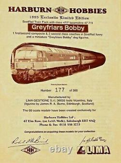 Lima 00 Gauge L149779'greyfriars Bobby' Class 47 Scotrail Ltd Ed Train Pack
