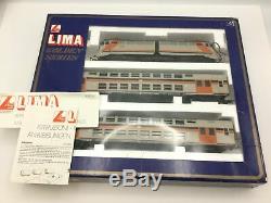 Lima 149804 HO Gauge FS Electric Loco & Double Decker Coaches Set