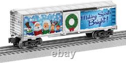 Lionel 2023 Christmas Music Boxcar, Illuminated O Gauge Model Train Car with LED