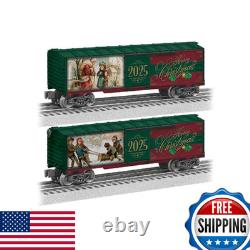 Lionel 2025 Christmas O Gauge Model Train Boxcar