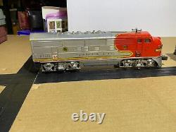 Lionel 2343 O Gauge Santa Fe F3 AA Diesel Locomotive Set