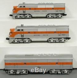 Lionel 2345 O Gauge Western Pacific F3 ABA Diesel Locomotive Set E. Welz EX