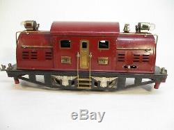 Lionel 380 Electric Maroon Early Brass Ends Standard Gauge X3620