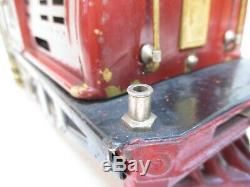 Lionel 380 Electric Maroon Early Brass Ends Standard Gauge X3620