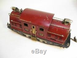 Lionel 380 Electric Maroon Early Brass Ends Standard Gauge X3620