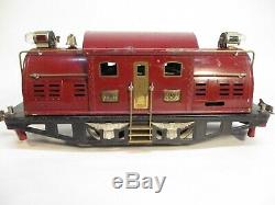 Lionel 380 Electric Maroon Early Brass Ends Standard Gauge X3620