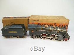 Lionel 385E Loco 384T Tender Gunmetal Copper/Brass OBs Standard Gauge X1972