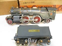 Lionel 385E Loco 384T Tender Gunmetal Copper/Brass OBs Standard Gauge X1972