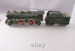 Lionel 390E Vintage Standard Gauge Green 2-4-2 Steam Locomotive with Tender