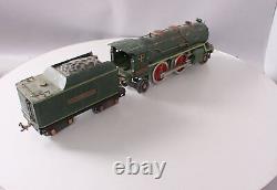 Lionel 390E Vintage Standard Gauge Green 2-4-2 Steam Locomotive with Tender