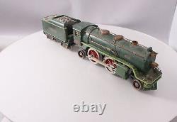 Lionel 390E Vintage Standard Gauge Green 2-4-2 Steam Locomotive with Tender
