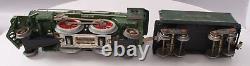 Lionel 390E Vintage Standard Gauge Green 2-4-2 Steam Locomotive with Tender