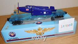 Lionel #58556 Long Island Toy Train Engineers Flatcar O Gauge Wwii Navy Aircraft