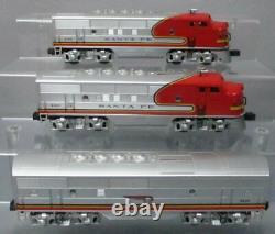 Lionel 6-11711 O Gauge Santa Fe F-3 ABA Diesel Locomotive Set with RailSounds EX