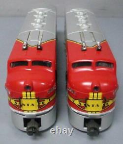 Lionel 6-11711 O Gauge Santa Fe F-3 ABA Diesel Locomotive Set with RailSounds EX