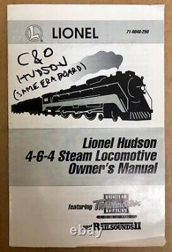 Lionel 6-18043 C&O/Chesapeake & Ohio 4-6-4 Yellowbelly Steam Engine O-Gauge LNIB