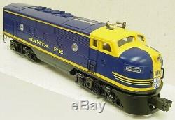 Lionel 6-18117 Santa Fe Blue F3 AA Diesel Set with Horn O-Gauge NOS Unused