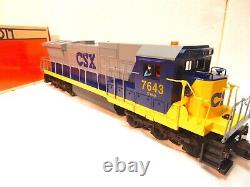 Lionel 6-18215 CSX Dash 8 40-C Diesel w Dual Pullmor Motors-O gauge-Never Run