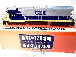 Lionel 6-18215 CSX Dash 8 40-C Diesel w Dual Pullmor Motors-O gauge-Never Run