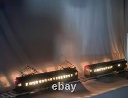 Lionel 6-18304 & 6-18305 O Gauge Lackawanna Commuter Cars (powered & non)
